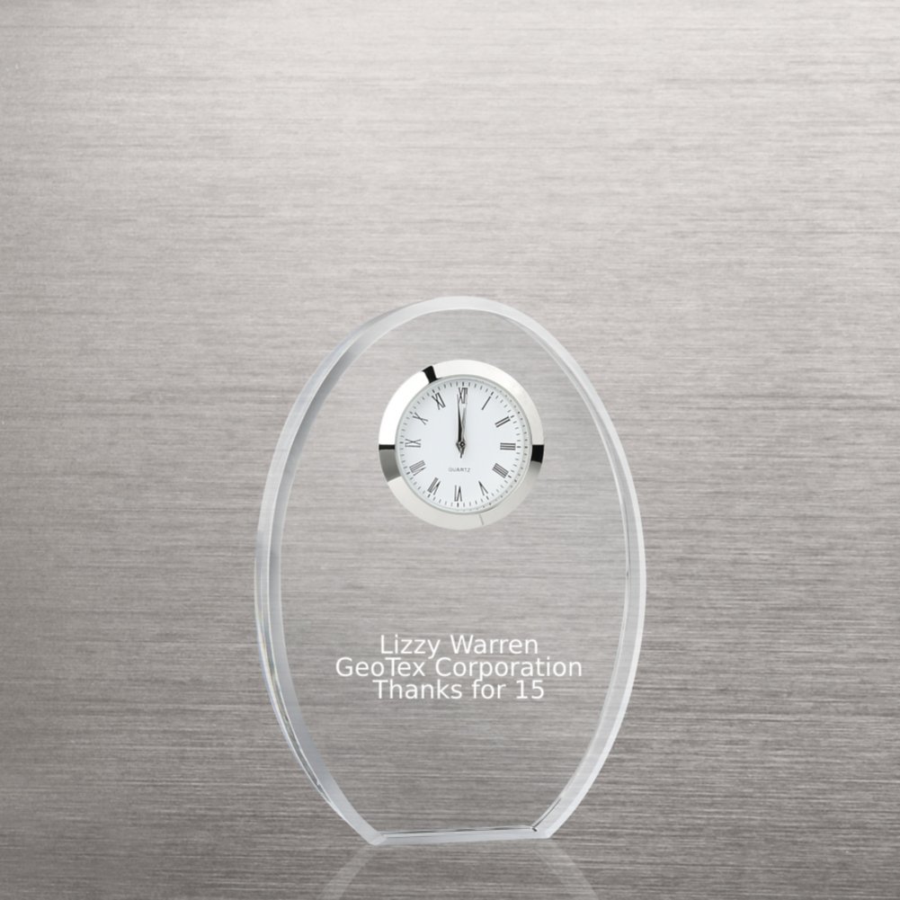 View larger image of Classic Crystal Desktop Clock